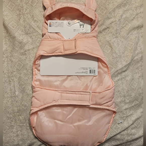 Dog Hooded Puffer Jacket - Pink NWT - Picture 3 of 4